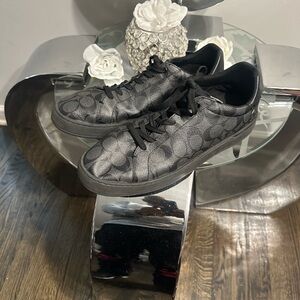 Coach clips signature low tops